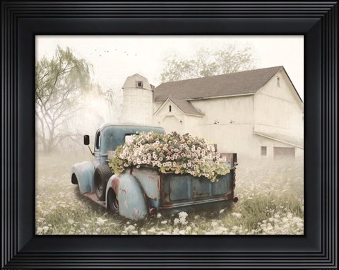 Framed Full of Flowers Print