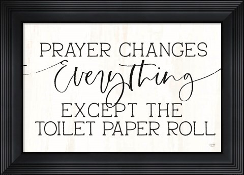 Framed Toilet Paper Roll Print