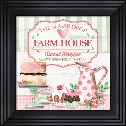 Framed Sweet Shoppe Print