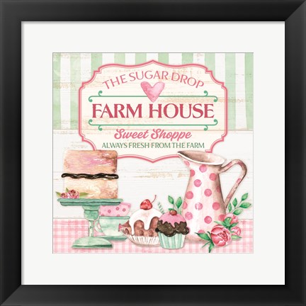 Framed Sweet Shoppe Print