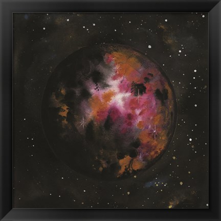 Framed Celestial Planet Print