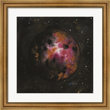 Framed Celestial Planet Print