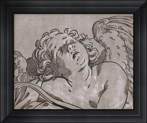 Framed Cupid Print
