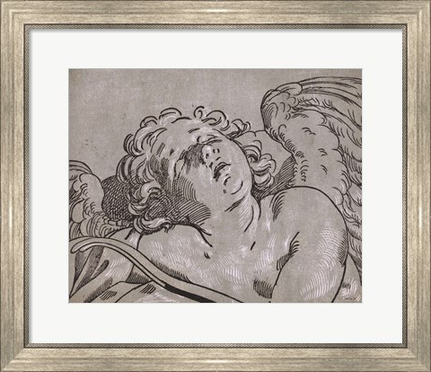 Framed Cupid Print