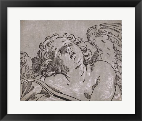 Framed Cupid Print