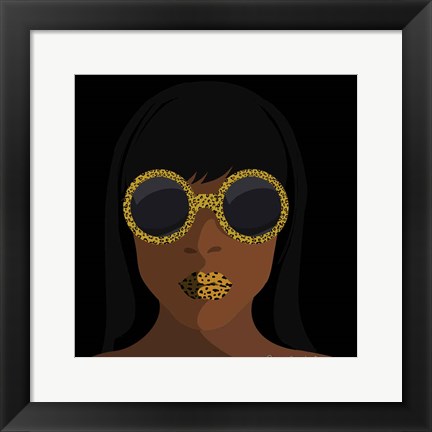 Framed Accessorize I Square Print