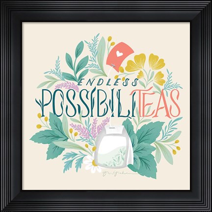 Framed Tea Time VI Print