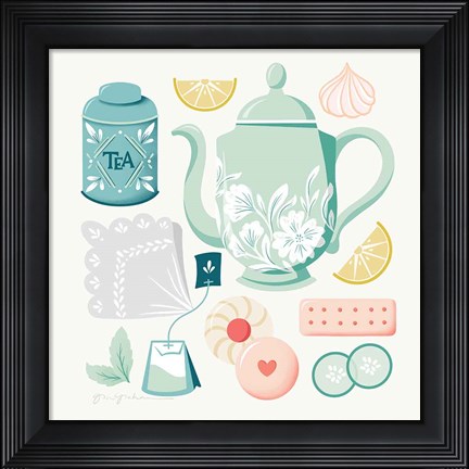 Framed Tea Time IV Print