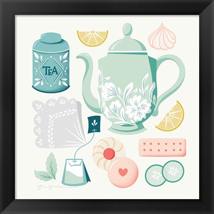 Framed Tea Time IV Print