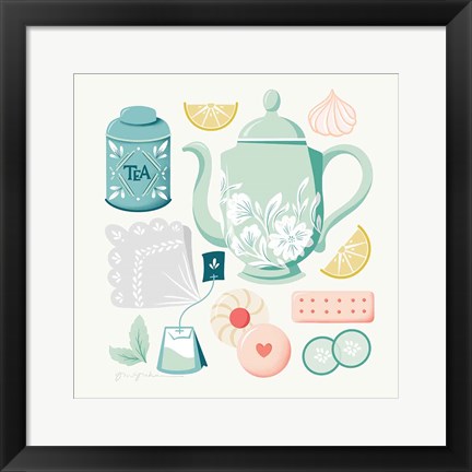 Framed Tea Time IV Print