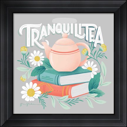 Framed Tea Time I Print