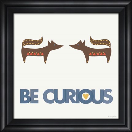 Framed Curious Print