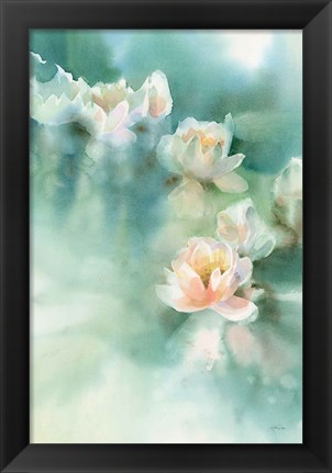 Framed Water Lily I Print