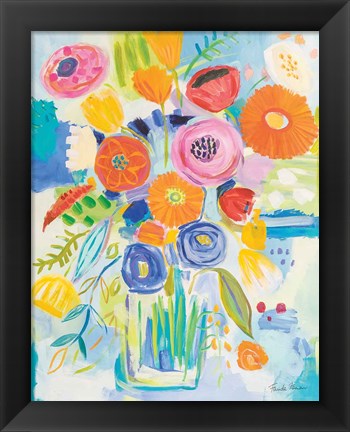 Framed Spring Flowers Print