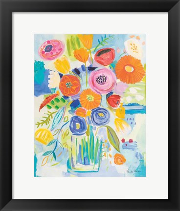 Framed Spring Flowers Print