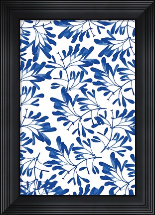Framed Modern Leaves II Print