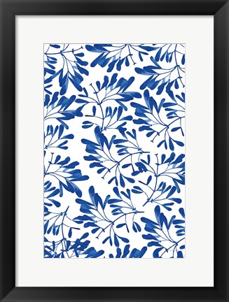 Framed Modern Leaves II Print