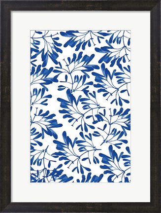 Framed Modern Leaves II Print