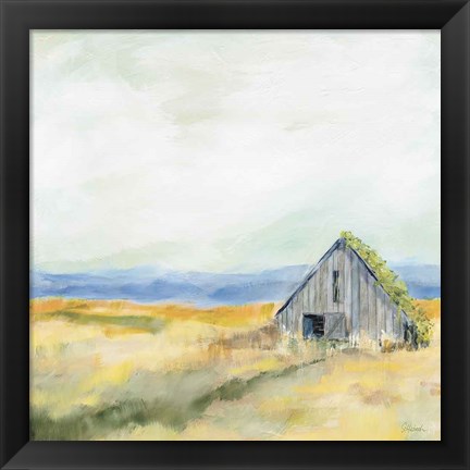 Framed Ranch Barn Print