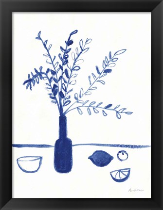Framed Greek Island Dreaming II Print
