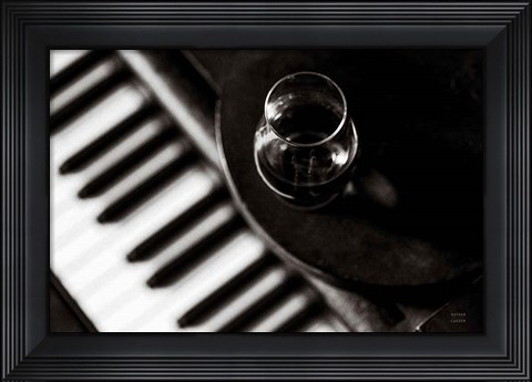 Framed Black and White Print