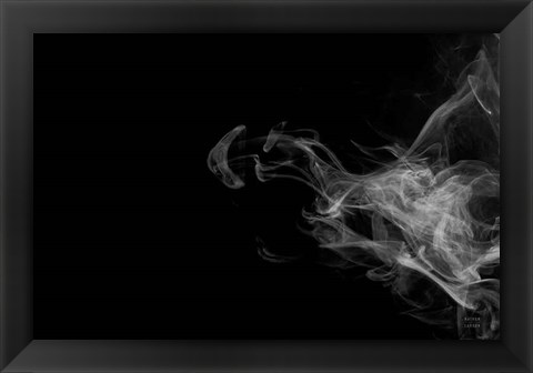 Framed Smoke I Print