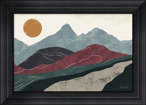Framed Peru Trails Print