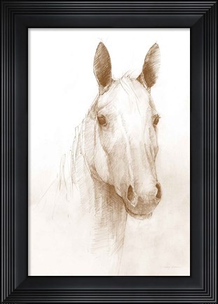 Framed Romeo  Sepia Print