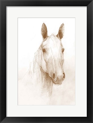 Framed Romeo  Sepia Print