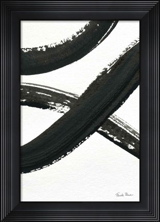 Framed Inky VI Print