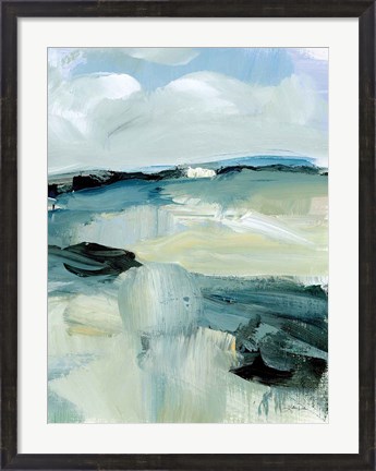 Framed Windswept Landscape III Print
