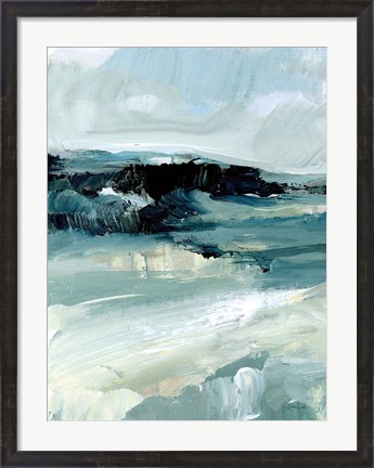 Framed Windswept Landscape II Print