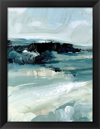 Framed Windswept Landscape II Print