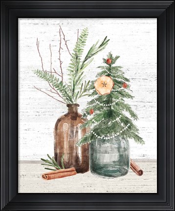 Framed Seasonal Market III No Orange Print