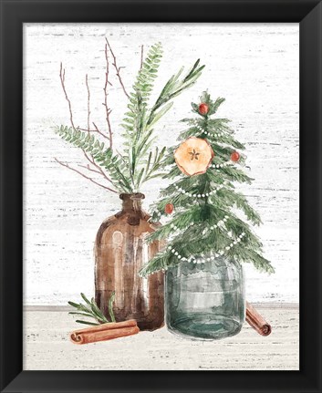 Framed Seasonal Market III No Orange Print