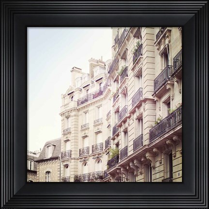 Framed Paris Moments III Neutral v2 Print