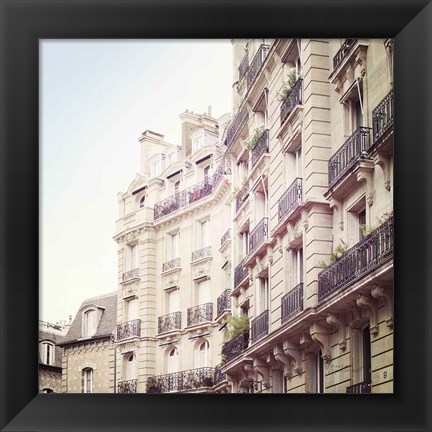 Framed Paris Moments III Neutral v2 Print