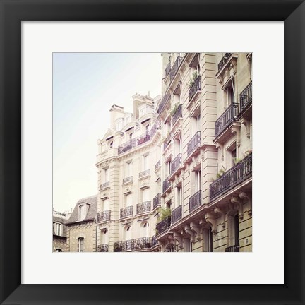 Framed Paris Moments III Neutral v2 Print