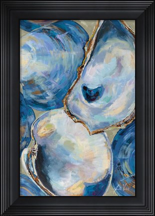 Framed Matununk Shells Tan Print