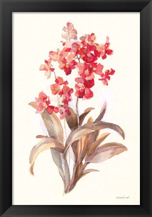 Framed Autumn Orchid I Print