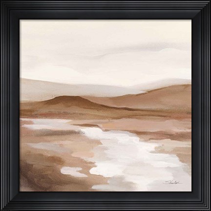 Framed Cinnamon Riverbank II Light Print