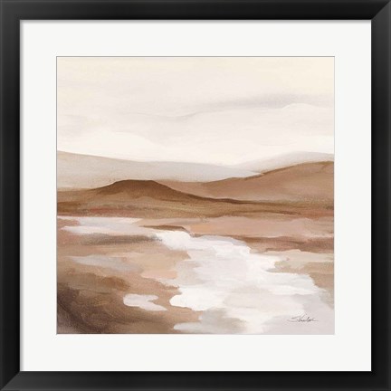 Framed Cinnamon Riverbank II Light Print