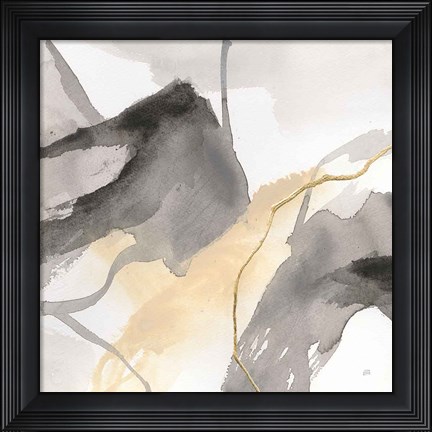 Framed Natural Ebony I Print