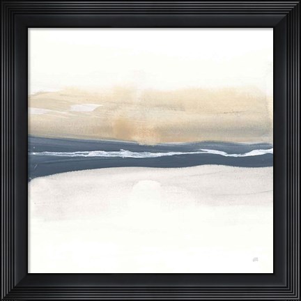 Framed Tonal Blue Gray IV Print