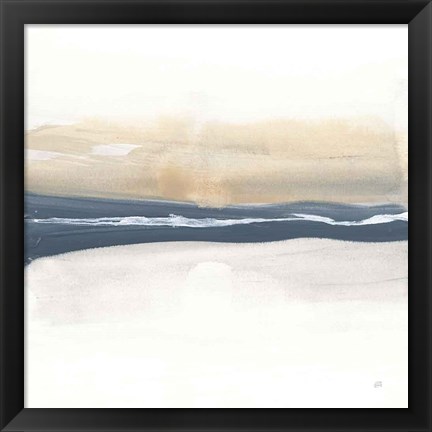 Framed Tonal Blue Gray IV Print