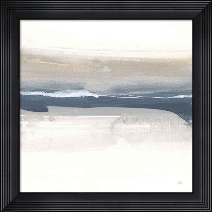 Framed Tonal Blue Gray III Print