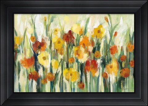 Framed End of Summer Garden Print