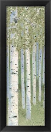 Framed Green Forest II Print