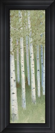 Framed Green Forest I Print