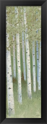 Framed Green Forest I Print